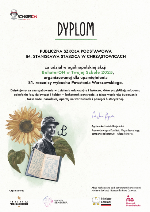 bohateron dyplom szkoa