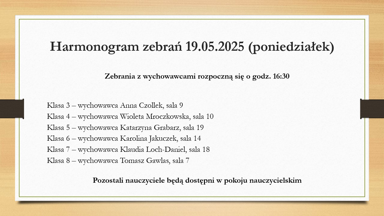 zebranie maj